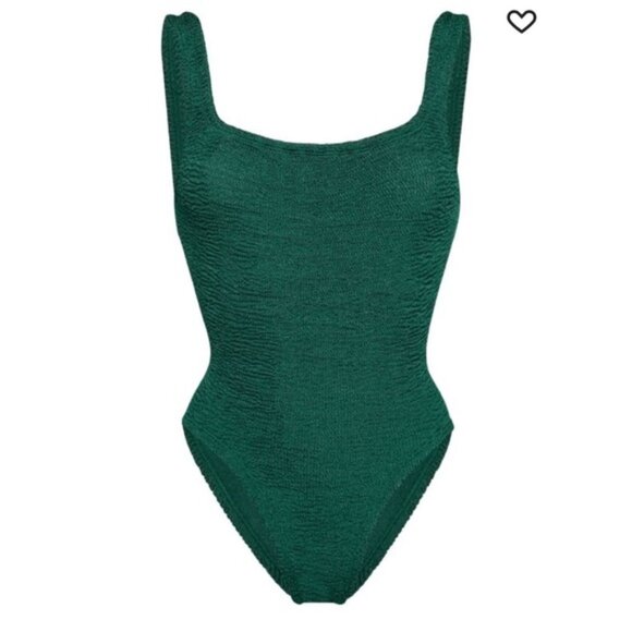 Hunza G Other - Hunza G Forest Green One-Piece Swimsuit